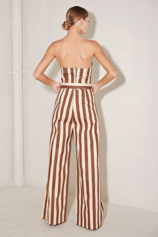 JUMPSUIT ELEGANTE DE RAYAS