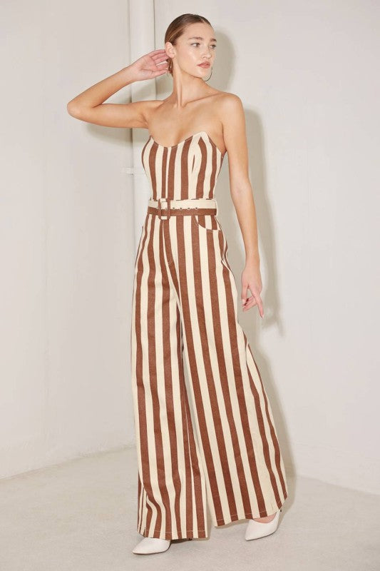 JUMPSUIT ELEGANTE DE RAYAS