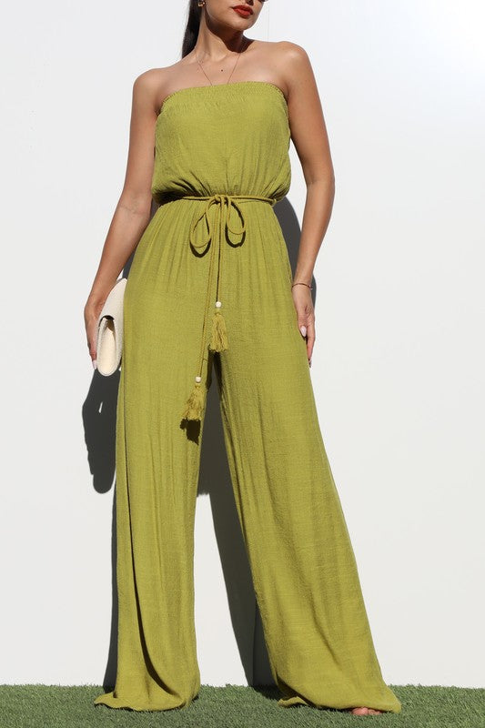 Tube Woven Jumpsuit